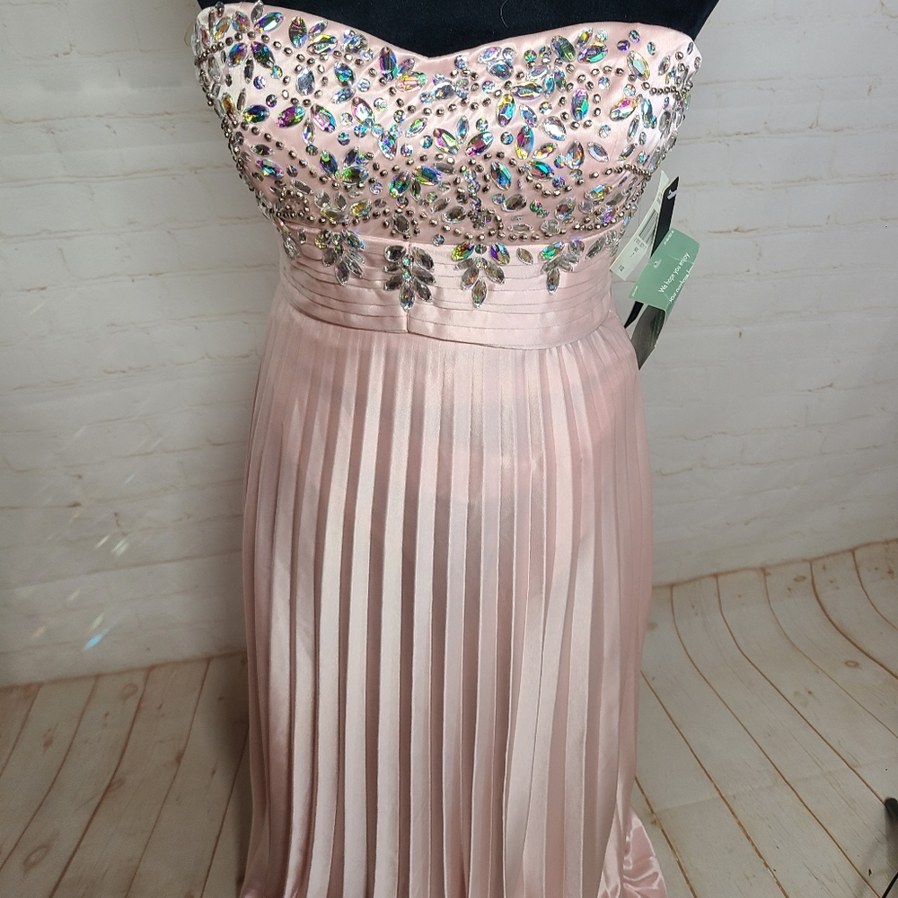 Pink Silk Formal Gown